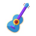 Isolated guitar icon