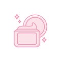 Isolated hair cream icon fill design