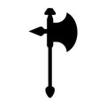 Isolated halberd icon