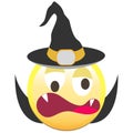 The Halloween smiley icon