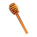 Isolated hand drawn honey stick Vector Royalty Free Stock Photo