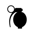 Isolated hand grenade icon Royalty Free Stock Photo