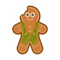 Happy bitten gingerman cookie