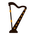 Isolated harp icon