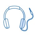 Isolated headphones icon
