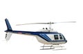 Isolated helicopter Royalty Free Stock Photo