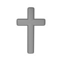 Isolated Holy Cross Or Christian Symbol In 3D