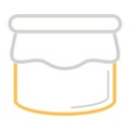 Isolated honey bottle icon