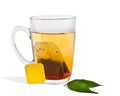 Isolated hot tea Royalty Free Stock Photo