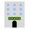 Isolated hotel icon