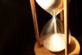 Isolated hourglass Royalty Free Stock Photo