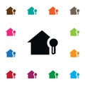 Isolated House Icon. Home Vector Element Can Be Used For Home, House, Key Design Concept. Royalty Free Stock Photo