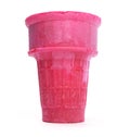 Isolated Ice Cream Sugar Cone Royalty Free Stock Photo