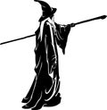 Wizard Silhouette , Full Body