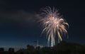 Fourth of july fireworks 2018 2 Royalty Free Stock Photo