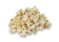 Isolated image of a pile of popcorn Royalty Free Stock Photo
