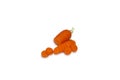 Isolated image of carrots on a white background Royalty Free Stock Photo