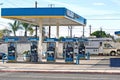 Isolated image of a Valero Gas Station Royalty Free Stock Photo