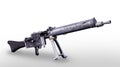 German manual machine gun MG 08 model 1908 year.