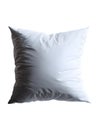 Isolated image of a white pillow against a white background in a studio setting with soft lighting Royalty Free Stock Photo