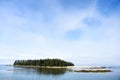 Isolated Island - Acadia National Park Royalty Free Stock Photo