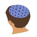 Isolated jewish kippa