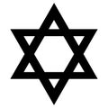 Isolated jewish star