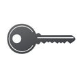 Isolated Key Icon Lock Security Solution Flat Design Symbol Vector Illustration Royalty Free Stock Photo