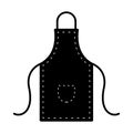 Isolated kitchen apron icon