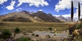 Isolated landscape in The Andes mountain range, Ancash, Peru