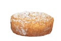 Isolated lemon coffee cake Royalty Free Stock Photo