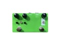 Isolated lemon green vintage overdrive stomp box effect. Royalty Free Stock Photo