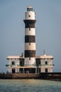 The isolated lighthouse on Daedalus Reef Royalty Free Stock Photo