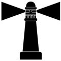 Isolated lighthouse icon