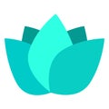 Isolated lotus logo