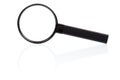 Isolated loupe Royalty Free Stock Photo