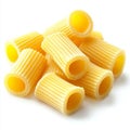 Isolated macaroni pasta on a transparent background, image Royalty Free Stock Photo