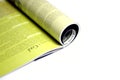 Isolated magazine roll. Royalty Free Stock Photo