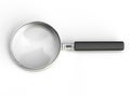 Isolated magnifying glass