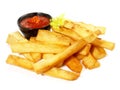 Isolated Manioc Sticks - Fast Food