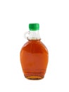 Isolated maple syrup in a bottle