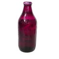 Isolated Mauve Beer Bottle