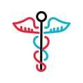 Isolated medicine icon outline style Vector