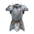 Isolated Medieval Suit Of Armour 3d illustration