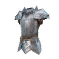 Isolated Medieval Suit Of Armour 3d illustration