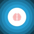 Isolated Mentality Flat Icon. Mind Vector Element Can Be Used For Mentality, Mind, Brain Design Concept.