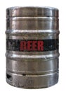 Isolated Metal Beer Keg