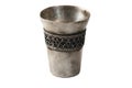 Isolated metal cup Royalty Free Stock Photo