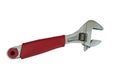 Metal red adjustable wrench