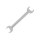 Isolated metal wrench image. Constuction tool